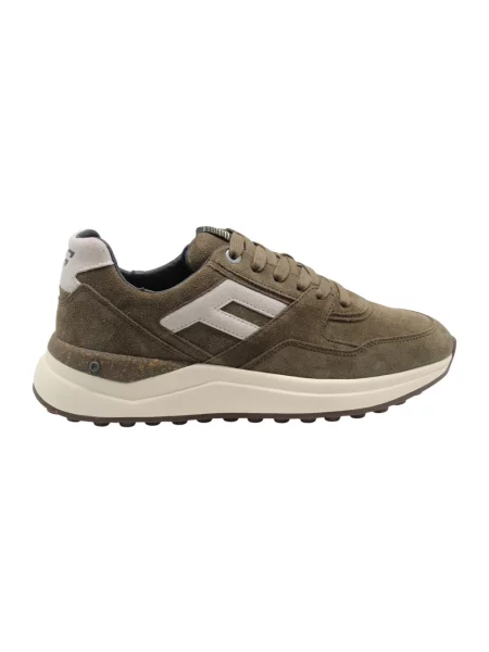Sneakersy Floris Van Bommel skórzane zielone