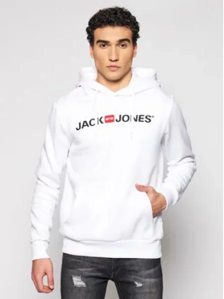 Jack&Jones Світшот Corp Old Logo білий