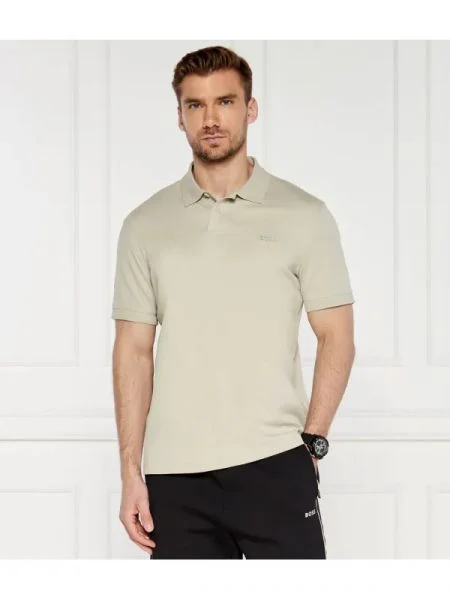BOSS Tricou bej portocaliu