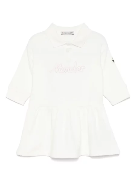 Sukienka dziecięca Moncler Enfant biała