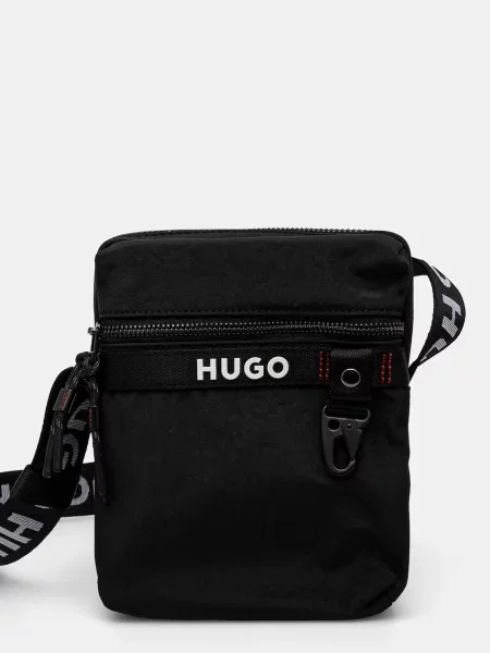Чанта през рамо HUGO черно