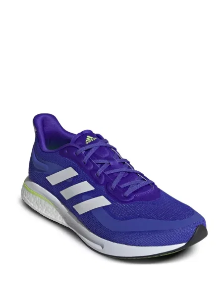 Pruhované trekkingové lněné tenisky Adidas UltraBoost šedé