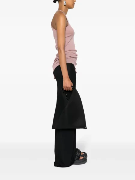 Plátěná malá kabelka Mm6 Maison Margiela černá
