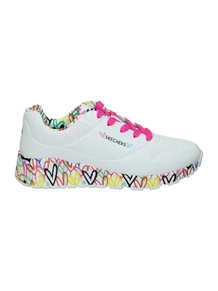 Félcipő Skechers fehér