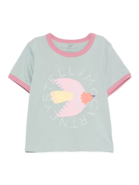 Dětské tričko Stella Mccartney zelené