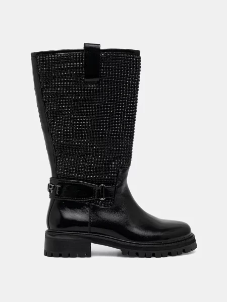 Členkové topánky Kurt Geiger London Kurt Mid Calf Boot čierna