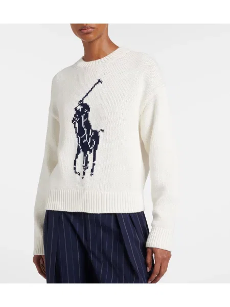 Polo Ralph Lauren Pulover bleumarin alb