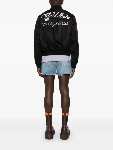Geacă bomber Off-white alb