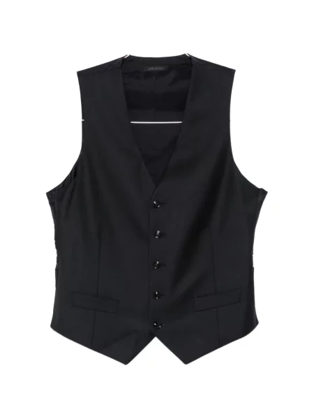 Vestă Giorgio Armani cu decolteu în V negru