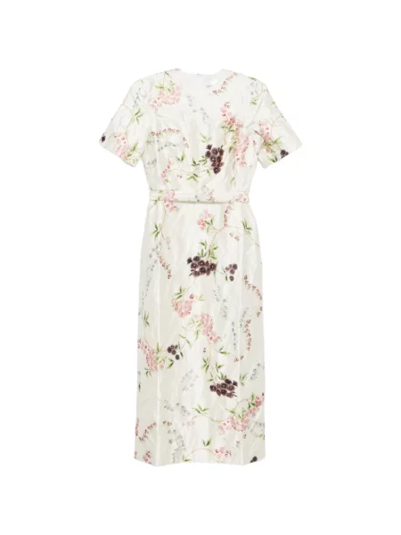 Rochie midi Erdem cu model floral cu imagine de costum