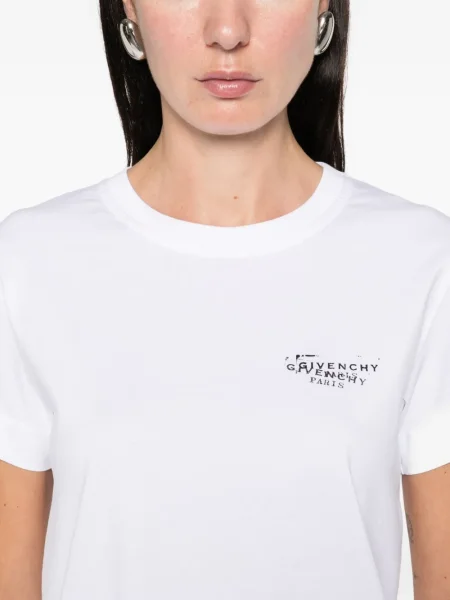 Tricou Givenchy cu imagine alb