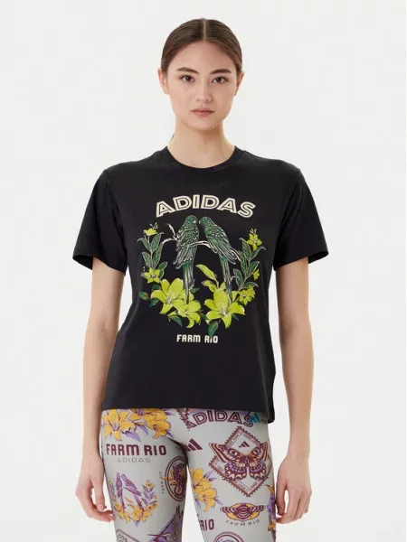 Adidas T-shirt FARM Graphic crna
