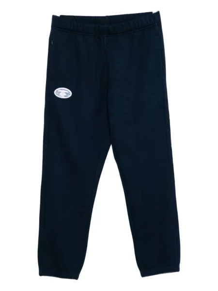 Kalhoty Aape By *a Bathing Ape® s výšivkou modré