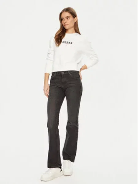 Guess Jeans Mikina bílá