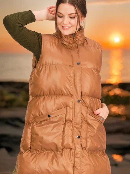 Vestă Dewberry fără toc portocaliu