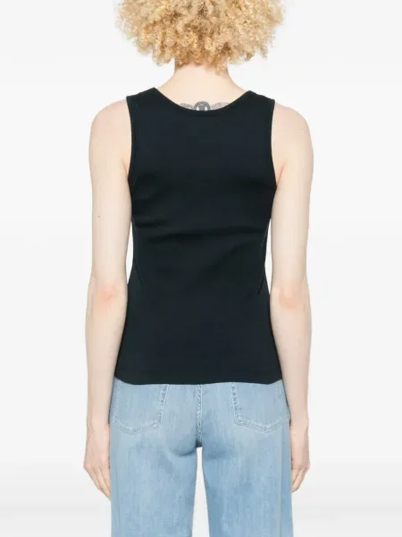 Vestă Maison Kitsune cu nervuri albastru