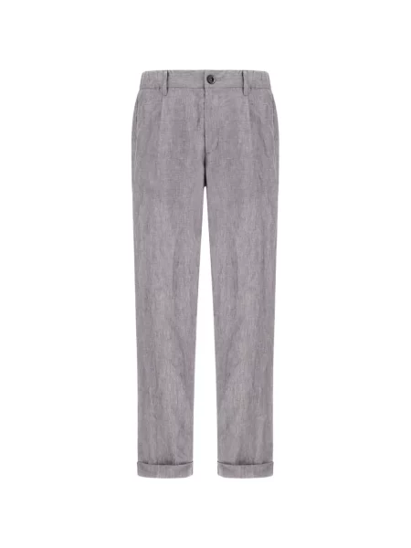 Pantaloni Herno cu cordon gri