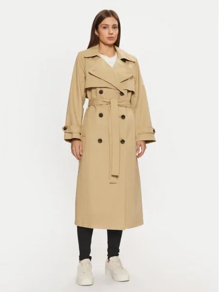 Trenci Tommy Jeans bej