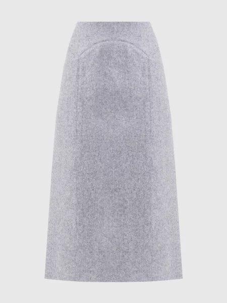 Спідниця з вовною Ermanno Scervino сіра