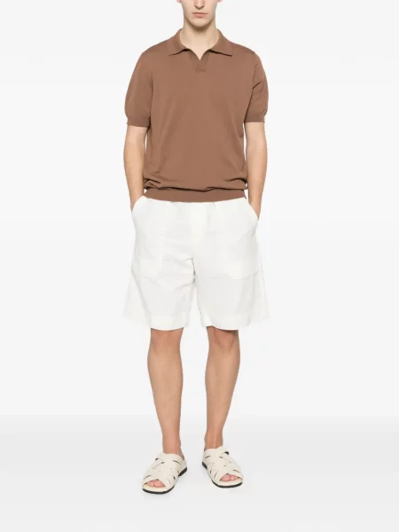 Gulerat tricou Tagliatore maro