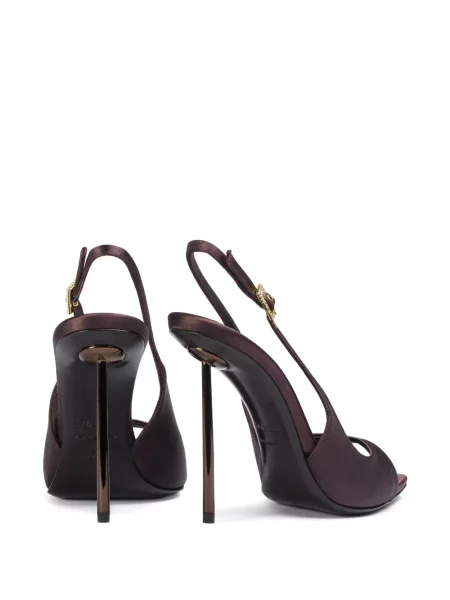 Pantofi cu toc Le Silla slingback maro