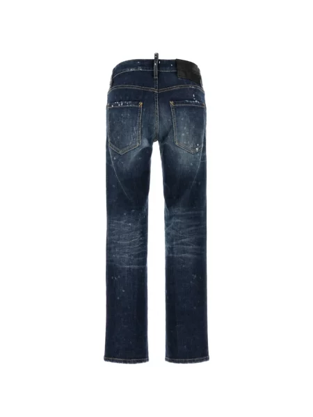 Blugi Dsquared2 zdrențuiți albastru