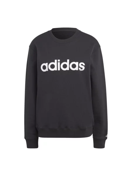 Bluza adidas Essentials Linear French Terry biała