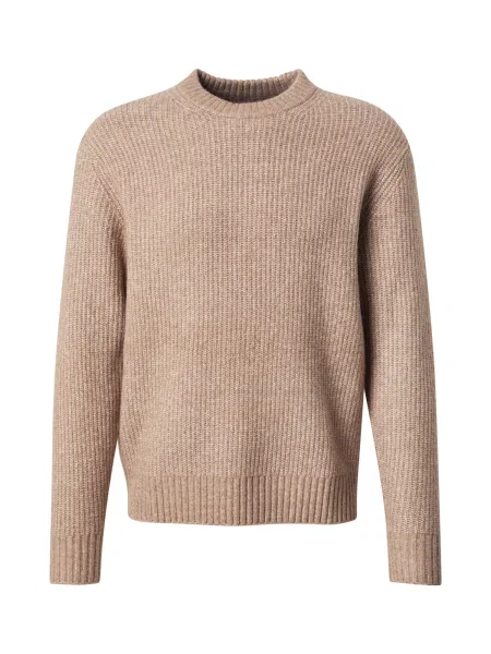 JACK & JONES Pulover JORYORK OLLIE mokka maro