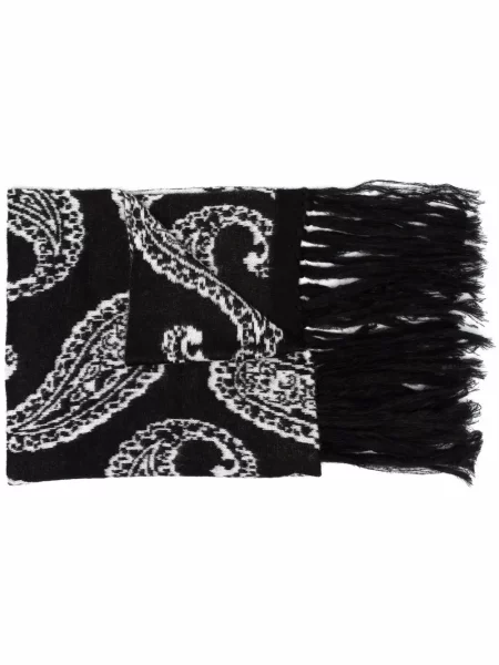 Fular 424 cu model paisley negru