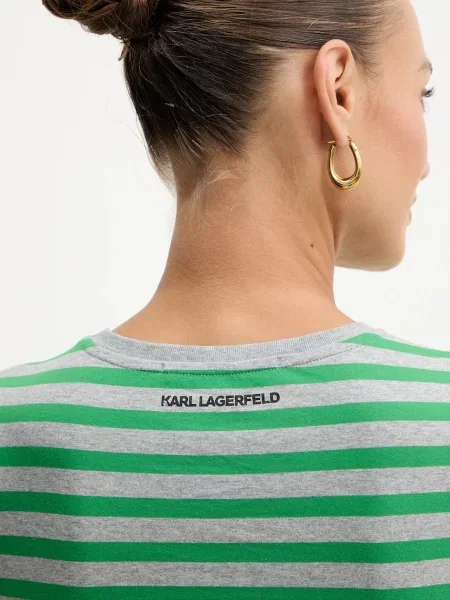 Футболка Karl Lagerfeld зеленая