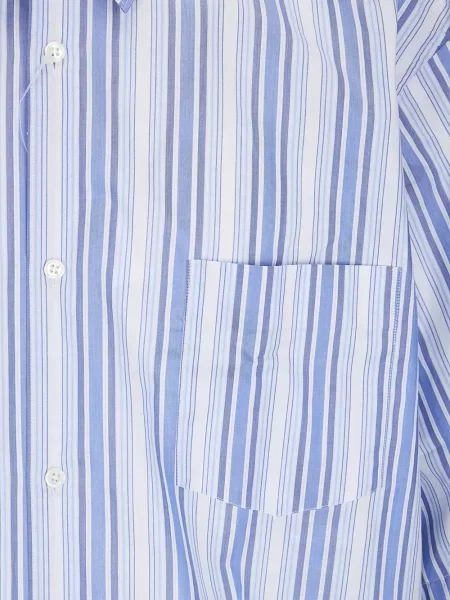 Ριγέ ριγέ πουκάμισο Comme Des Garçons Shirt μπλε
