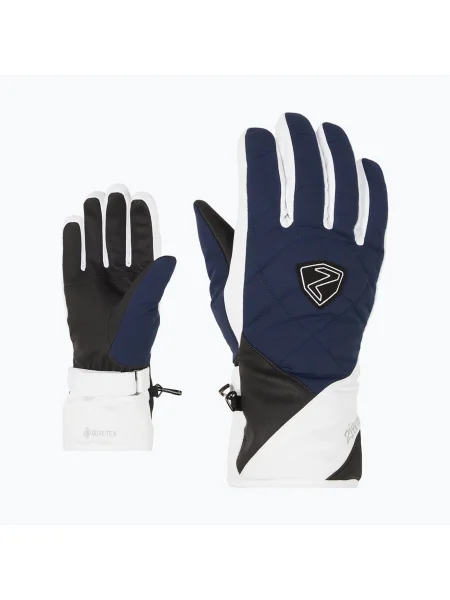 Női sí kesztyű ZIENER Kamea GTX dark navy sötét navy. Méret: 6 sötétkék