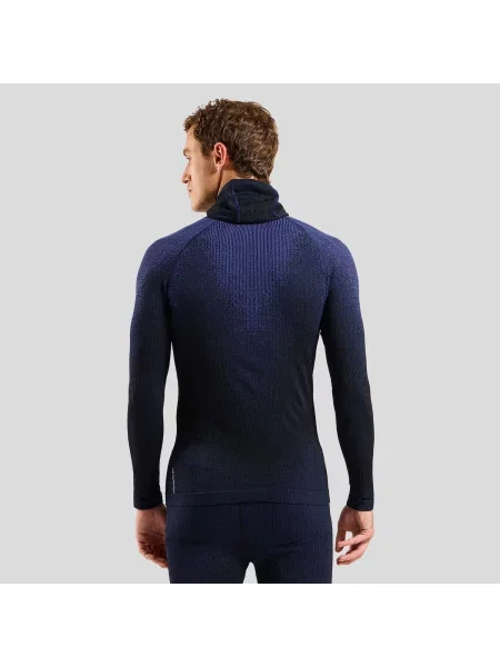 Bielizna termoaktywna z długim rękawem Odlo BL TOP facemask l/s PERFORMANCE fioletowa