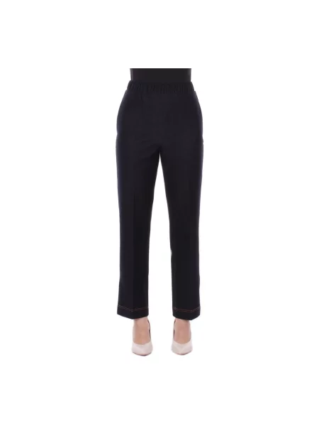 Spodnie Max Mara niebieskie