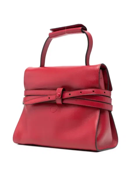 Cu centură curea Moschino din piele roșu