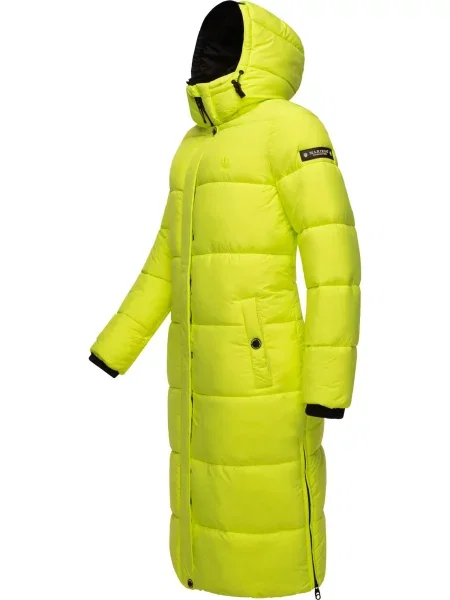 MARIKOO Palton funcțională verde neon negru