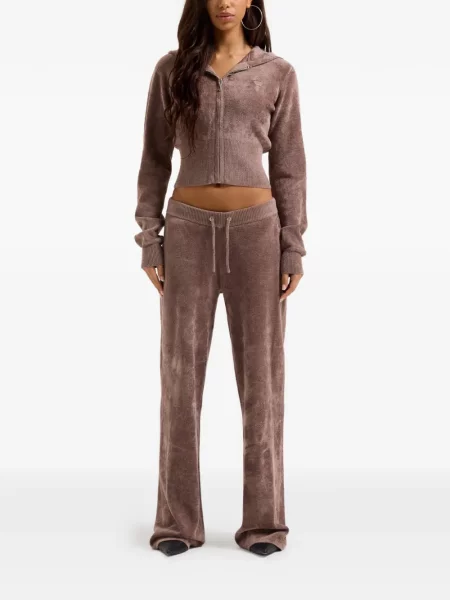 Τρέξιμο παντελόνι Juicy Couture καφέ
