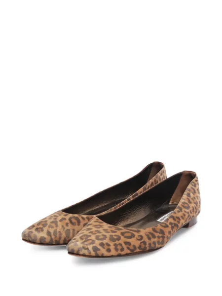 Leopárdmintás körömcipő Manolo Blahnik nyomtatás
