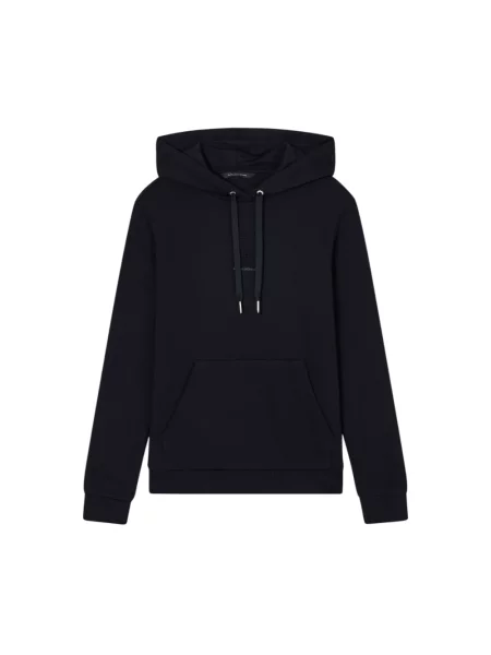 Bluza z kapturem Armani Exchange z kapturem czarna