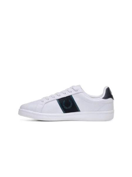 Sneakersy Fred Perry biznesowe białe