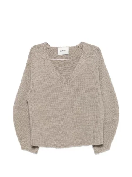 Pulover Soft Goat tricotate cu decolteu în V