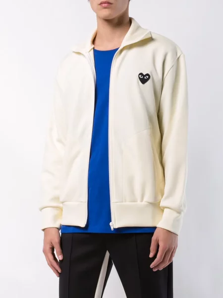 Bunda Comme Des Garçons Play se srdcovým vzorem