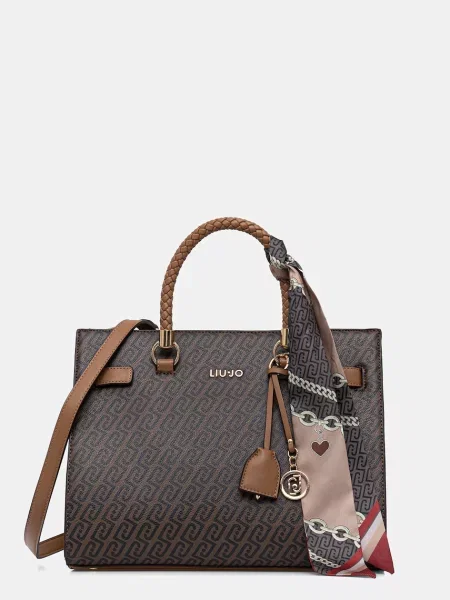 Geantă shopper Liu Jo din piele maro