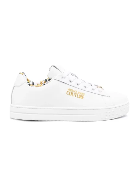 Sneakersy Versace Jeans Couture skórzane białe