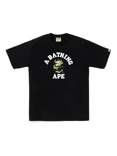 Tricou A Bathing Ape® cu model camuflaj negru