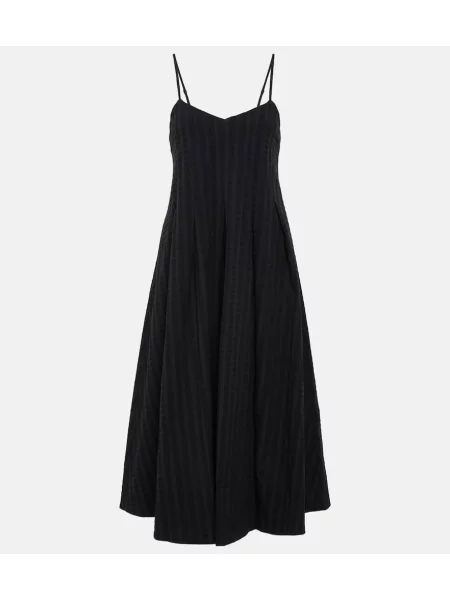 Rochie midi Asceno până la genunchi de costum negru