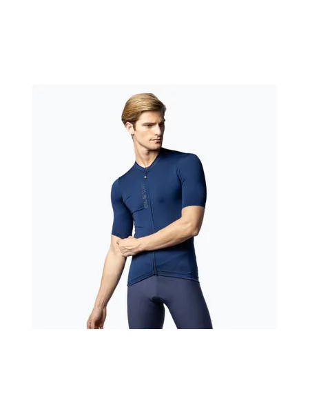 Футболка велосипедна Alé Color Block navy blue синя