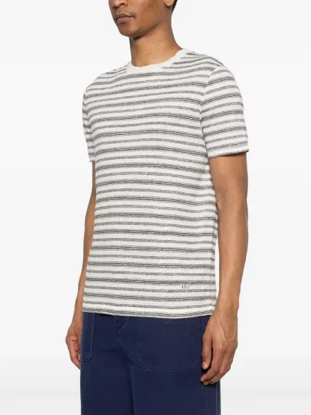 Tricou A.p.c. cu dungi alb