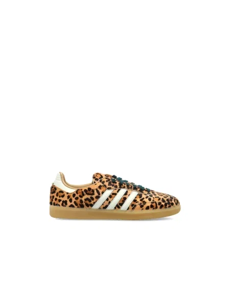Sneakersy Adidas Samba skórzane brązowe