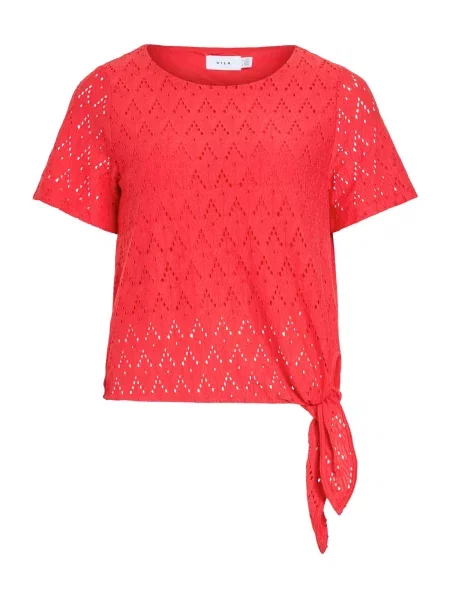 VILA Tricou VIAMALINA zmeură roz